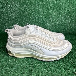 Nike Women's Sneakers - White and Cream Tones